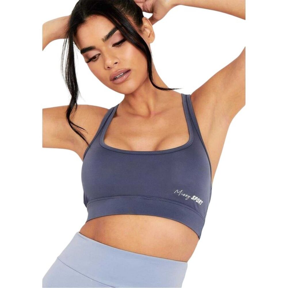 Missy Empire Womens/Ladies Sports Bra / Navy